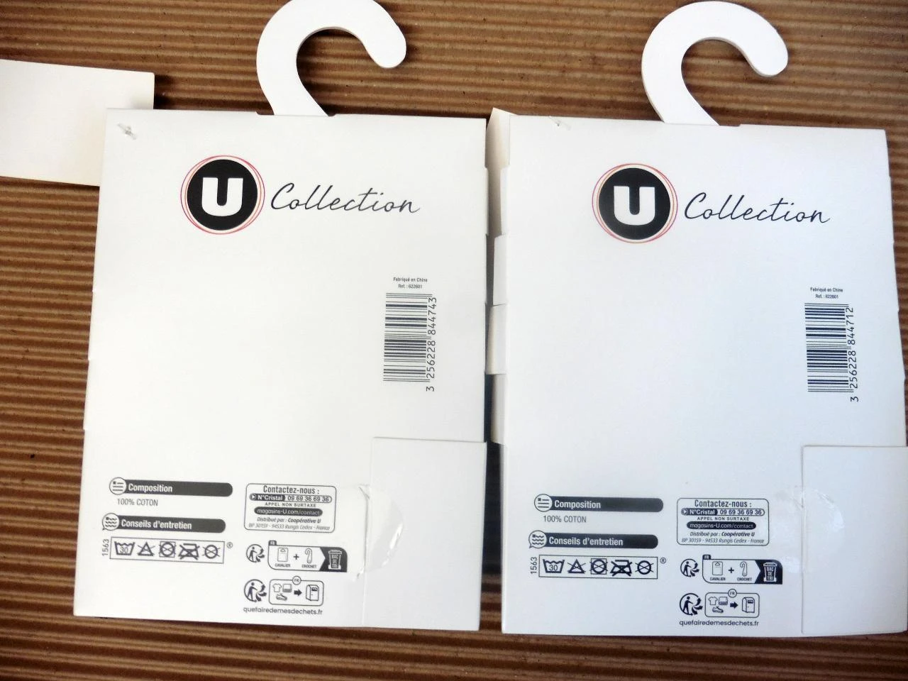 Lot de 2 packs de 4 slips unis à côtes 36 – photo 2